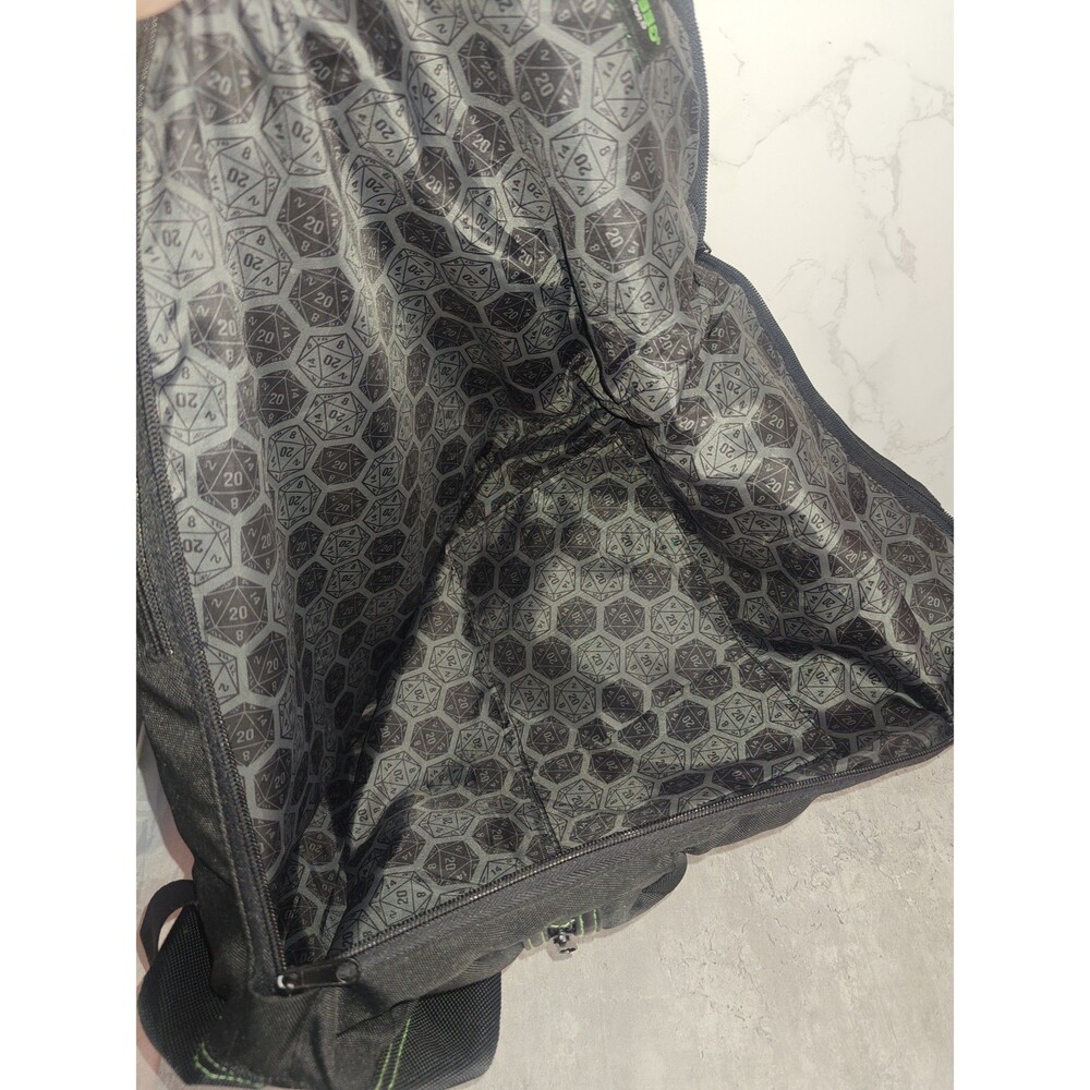 2017 Thinkgeek D&D Rolltop Backpack Bag Of Holdin… - image 7